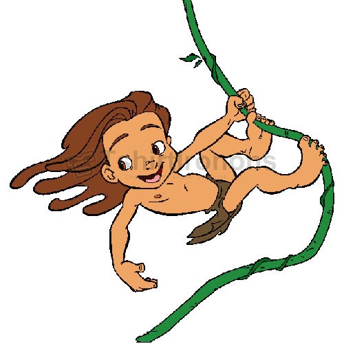 Tarzan T-shirts Iron On Transfers N6426 - Click Image to Close